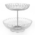 Multifunctional and practical stainless steel mesh fruit basket  metal bowl  fruit basket